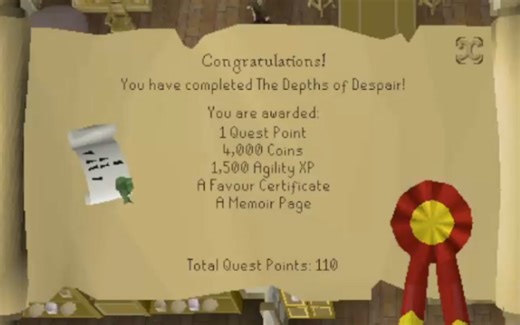 OSRS-Depths of Despair任务全流程攻略