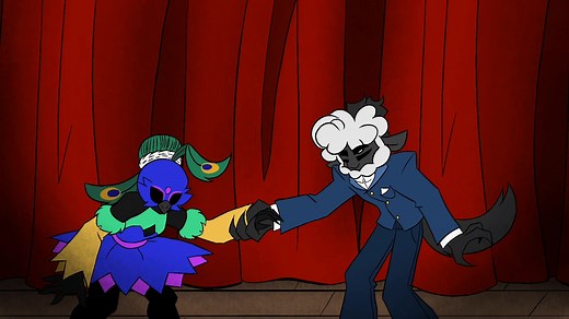 Colorful 2D Animation with Bunnex Bunny Universe