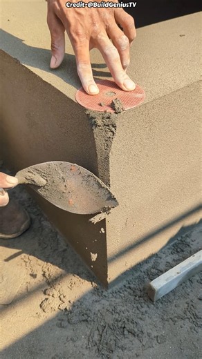An Amazing Trick to Make a Perfect Rounded Wall Corner
