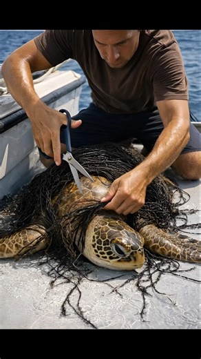 A Final Goodbye from the Sea Turtle