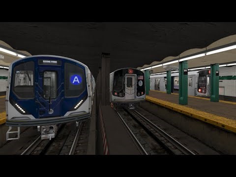 Openbve Tfo:R211A (A) Express Train Ride from Inwood-207th-Ozone Park-Lefferts Blvd