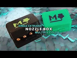 Multi Color Nozzle Box With a Single Extruder