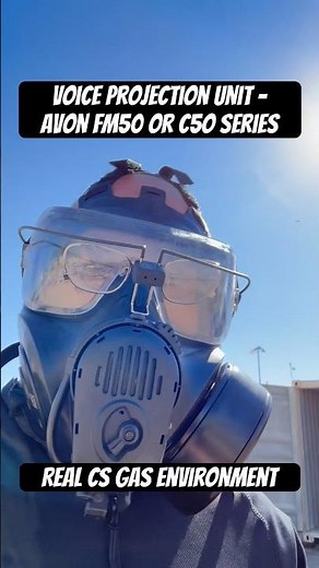 Testing my Voice Projection Unit for Avon C50 or FM50 Series Masks in a CS Environment #gearreview