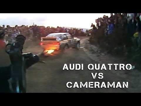 Group B Audi Quattro hits cameraman!