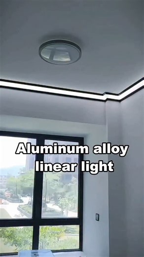 Alead Lighting | Surface-mounted aluminum alloy imitation gypsum linear lamp. #lamp #light #led #smarthome #lightingdecor #homedecor #lightingdesign... | Instagram