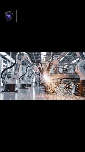 Inside a Robot Car Factory#shorts