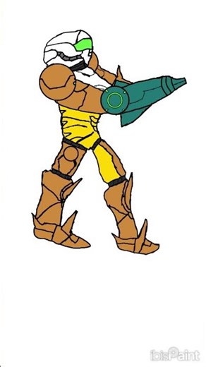 Drawing SSBU Characters (Samus) #ssbultimate #drawing