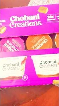 Chobani Creations Yogurt Cups #chobani #creations #youtubeshorts #dessertideas #dessertreview
