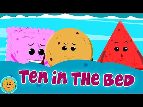 Ten In The Bed Cookies, Numbers Song and Educational Video for Babies