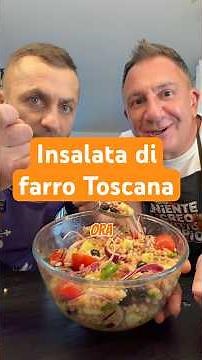 Insalata di farro alla Toscana #Ricettatoscana #firenzefood #piattifreddi #ricettaveloce