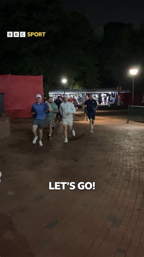 65K views · 218 reactions |  POV: 5am sprint to first tee for the first day of the Ryder Cup at Bethpage Black  | BBC Sport | Facebook