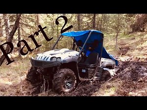 Part 2 Massimo/Hisun 700 UTV SxS Maiden Voyage.We’re stuck…