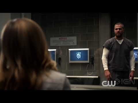 Arrow 7x06 Laurel meets Oliver in Prison (HD)