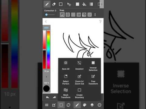 [Medibang Paint mobile version] Copy and Flip your art