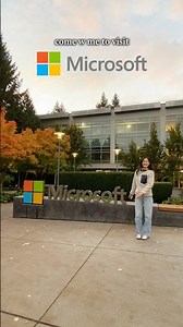 visiting the Microsoft office! 👩‍💻