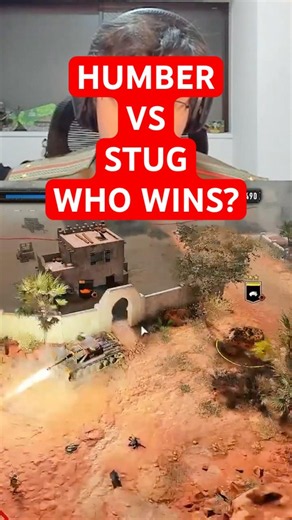 Humber vs Stug - Who Wins? #companyofheroes3 #rts #shorts