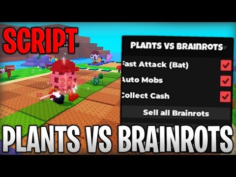 [👮PRISON] Plants Vs Brainrots Script Dupe Seeds, Infinite Cash, Auto Farm Roblox 2025