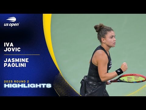 Iva Jovic vs. Jasmine Paolini Highlights | 2025 US Open Round 2