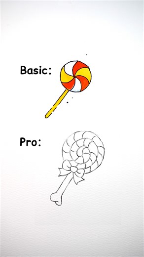 How to Draw Candy 🍬 #creativeart #candy #art #painting