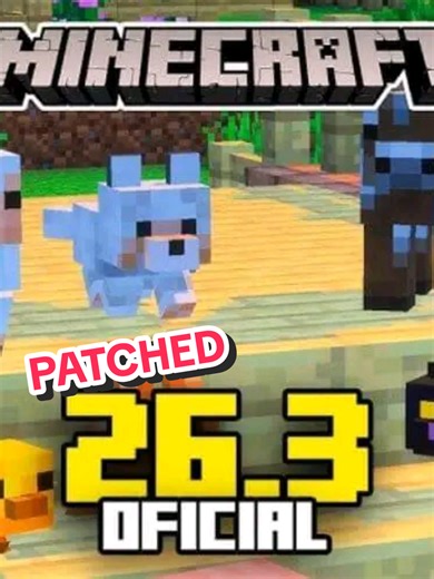 🔥 Minecraft Patched 26.2 Update | Overview & Features & Gameplay #mcpe #minecraftbedrock #minecraft