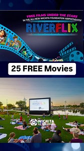 17 reactions · 19 shares |  25 FREE MOVIES Exploration Place is hosting RiverFlix where you can see 25 family movies for FREE in their new outdoor amphitheater. Finging Dory Wicked Inside Out 2 Lilo & Stitch More More Info: https://wichitaonthecheap.com/free-outdoor-movies-at-exploration-place-amphitheater/ #wichitaonthecheap #wichitadeals #wichita #kansas #free #outdoormovie #explorationplace #familytime #wichitawesome | Wichita on the Cheap | Facebook