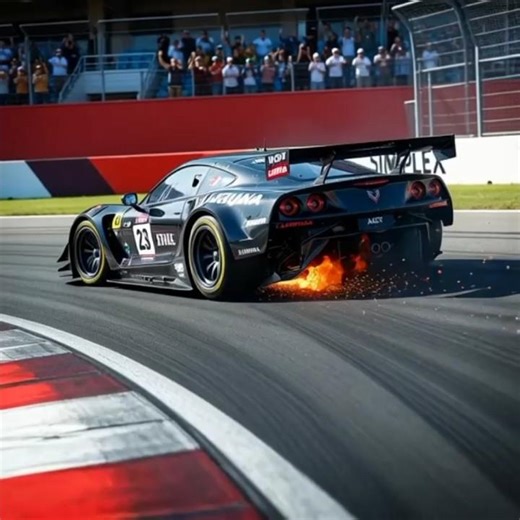 Final Lap Crash Comeback | Racing Car Returns After Heavy Impact🚗🚘