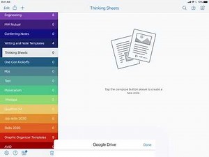 Restoring Notability Notes from Google Drive