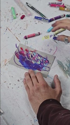 Oil Pastel - Express Course | #beetlegraphics #drawing #creativity #artist