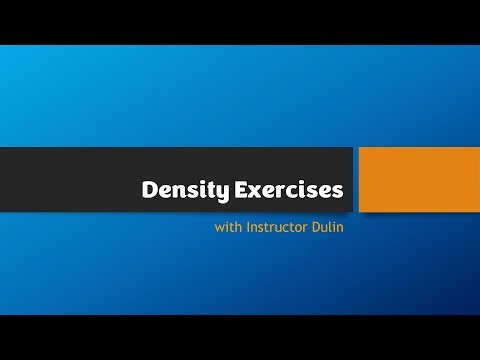 Density Practice Problems | General Chemistry 1 Exercises with Step-by-Step Solutions