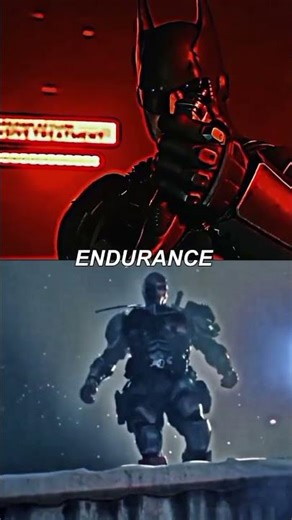 BATMAN (ARKHAN KNIGHT) VS DEATHSTROKE (ARKHAN ORIGINS) #shorts