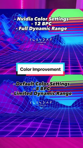 How to improve monitor colors #tech #techtok #pc #monitorcolor #pctips | how to get nvidia control panel