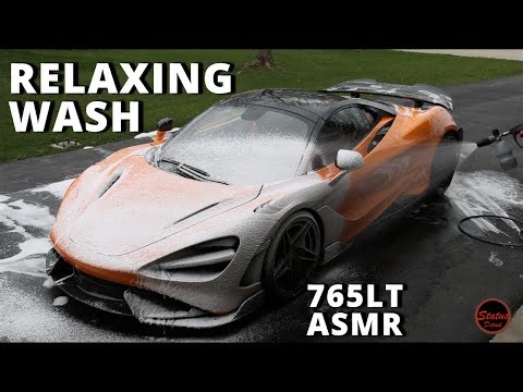 Relaxing Wash For Car enthusiasts | Mclaren 765LT ASMR