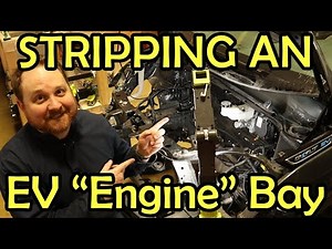 Stripping down the "engine bay" of a 2019 Chevy Bolt EV