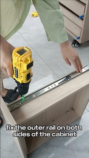 VADNAIA VK2053 ソフトクローズ高耐久性引き出しスライドレールの取り付け方法 #vadania #スライドレール