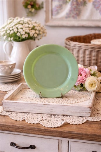 Fire King Jadeite Dinner Plate 9 In - Etsy