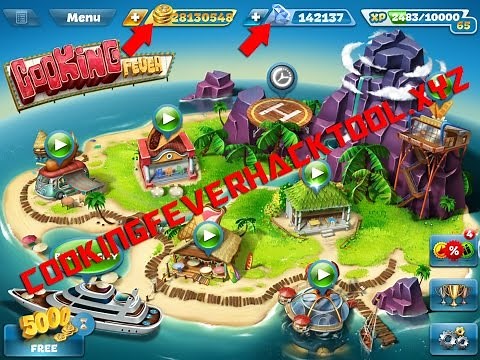 How to hack cooking fever for windows 10 and 8!! Unlimited Gems Coins and levels!!! (HD)