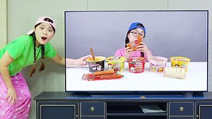Mie pedas api Mukbang DONA Indonesia | DONA Indonesia