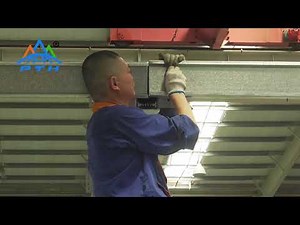 Double C-purlin steel structure assembly