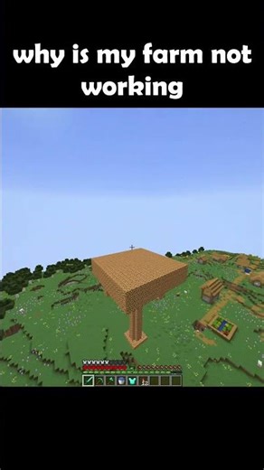 why is my farm not working? #minecraft #tranding