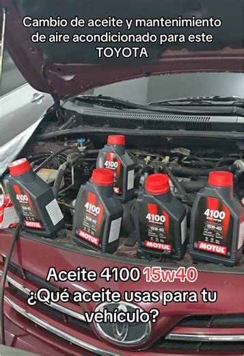 Guía de aceite para vehículos Toyota Corolla
