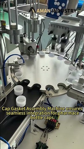 Cap Liner Assembly Machine in action