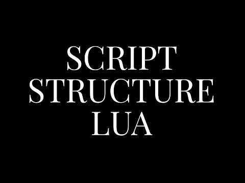 Script Structure Tutorial Roblox LUA