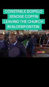 Funeral Procession of Constable Boipelo Senoge