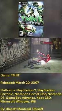 TMNT #tmnt #TeenageMutantNinjaTurtles #tmnt2007 #tmntgame #tmntgame2007 #gaming #games #gameplay