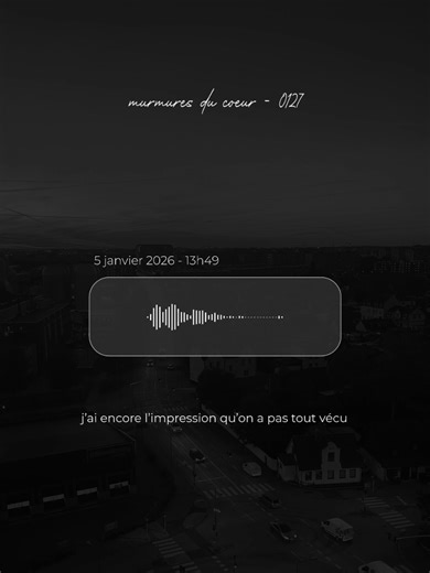 Confession d'amour perdu : vocal et rupture