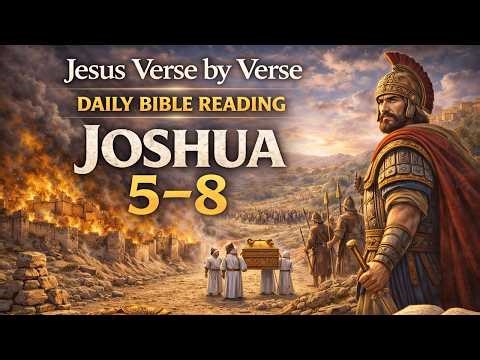 📖 Bible in a Year - Day 83: Joshua 5–8 (Worship First, Jericho Falls, Ai Restored)
