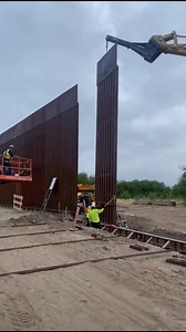 4.9M views · 221K reactions | #texas #NEW Construction On Texas Border Wall continues in Maverick County. | Christina Aguayo News | Facebook