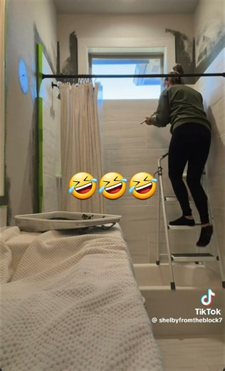 hysterical falling in slow motion