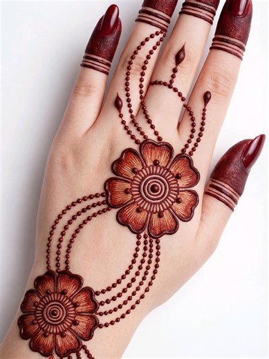 Easy Arabic Mehndi Design Trick