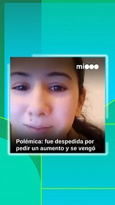 750K views · 4.4K reactions | Una joven se mostró angustiada en redes sociales porque fue despedida por pedir un aumento luego de más de dos años trabajando en la empresa.  Sin embargo, como venganza borró la base de datos que ella había creado   Aclaró que esa acción y su video viral no la describen como persona, que fue un acto de impotencia luego de que la dejen "sin nada" ⁉️¿Qué opinas de esta polémica? | Telefe Córdoba | Facebook